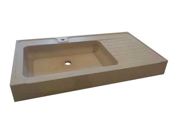 Large Basin Sink - Charmot Golden Honed Large Basin Sink - Charmot Golden Honed
