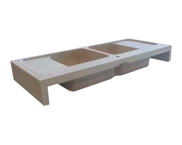 Price Limestone sink - Charmot Light Honed Price Limestone sink - Charmot Light Honed