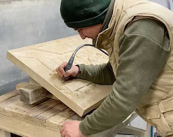 Stone cutting workshop - Le Comptoir des Pierres