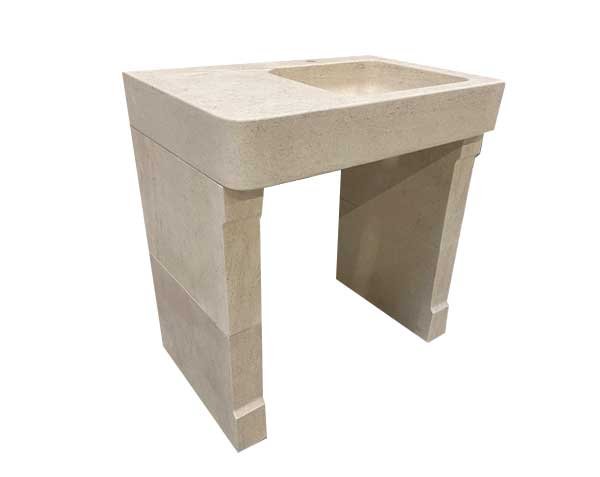 Natural limestone jambs Charmot Light Honed - Bastide model