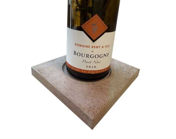 Dessous de bouteille en pierre