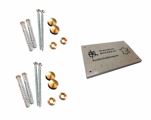 Plaque Number Fixing Kit