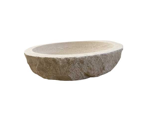 Basin with split sides - Natural limestones - Charmot Light Honed