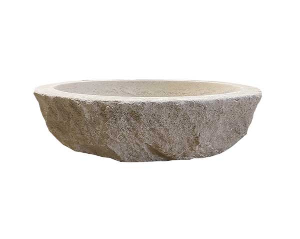 Stone washbasin - Bathroom - Charmot Light Honed Stone washbasin - Bathroom - Charmot Light Honed