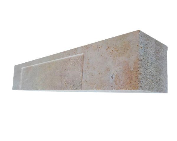 Solid limestone lintel