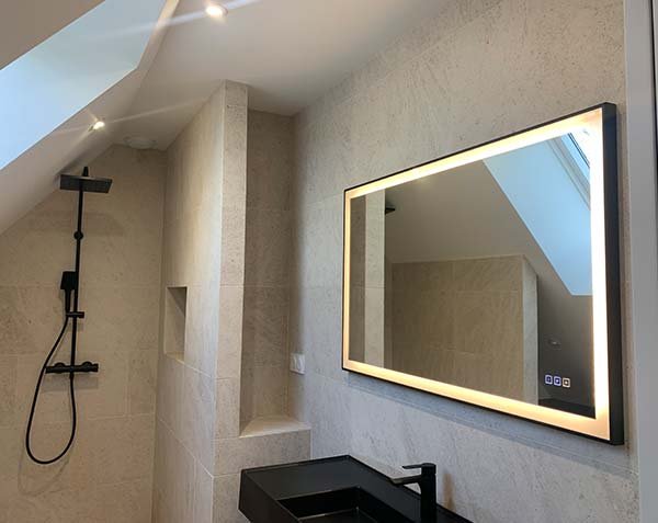 Wall tiling for bathroom - Charmot Light Honed finish Wall tiling for bathroom - Charmot Light Honed finish