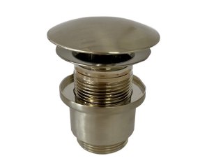 Free flow bung for limestone washbasin - Brass