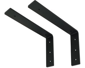 Fixing brackets for washbasin in limestone