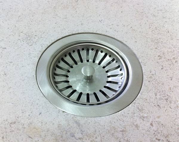 Bung with waste basket for sink