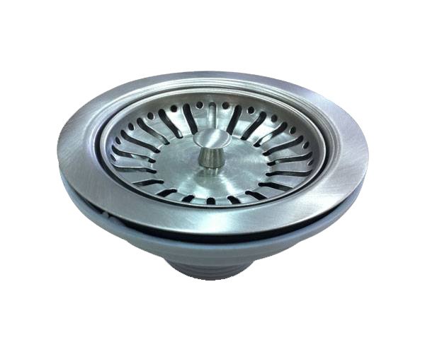 Bonde panier pour évier en pierre