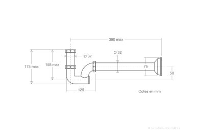 Siphon colonne - Schéma technique Siphon colonne - Schéma technique
