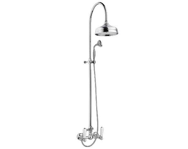 Colonne de douche douchette et pommeau pour douche en pierre de Bourgogne Colonne de douche douchette et pommeau pour douche en pierre de Bourgogne