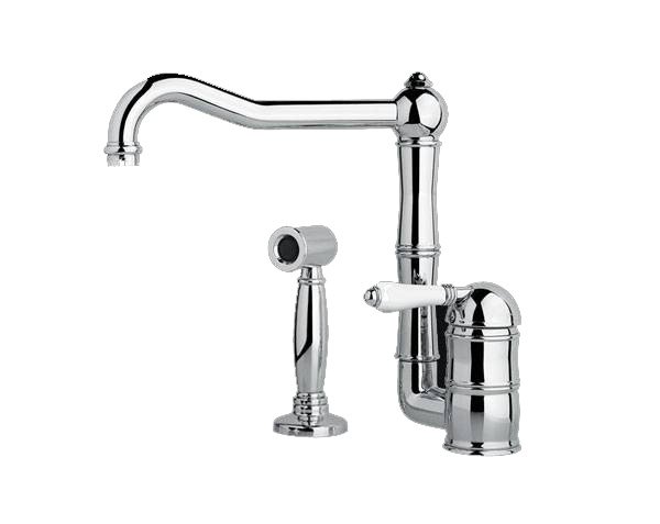 Bastide tap with Handheld Shower for Burgundy Limestone Sink Bastide tap with Handheld Shower for Burgundy Limestone Sink