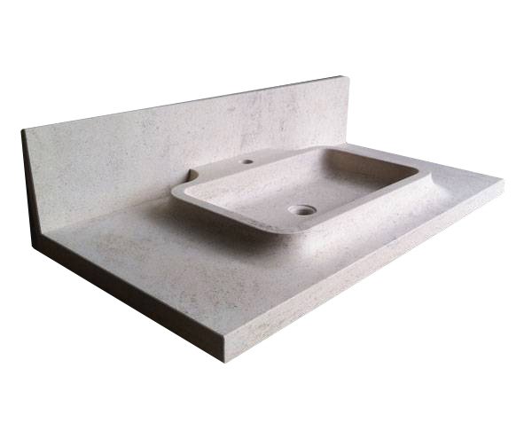 Lavabo en pierre - Charmot Clair Adouci Lavabo en pierre - Charmot Clair Adouci