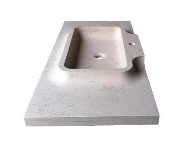 Limestone basin - Charmot Light Honed Limestone basin - Charmot Light Honed
