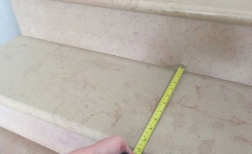 Prendre les cotes d'un escalier en pierre Prendre les cotes d'un escalier en pierre