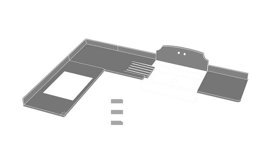 Plans de cuisine en pierre à vos mesures